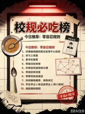 剧本杀《校规必吃榜》6人剧本杀电子版完整资源